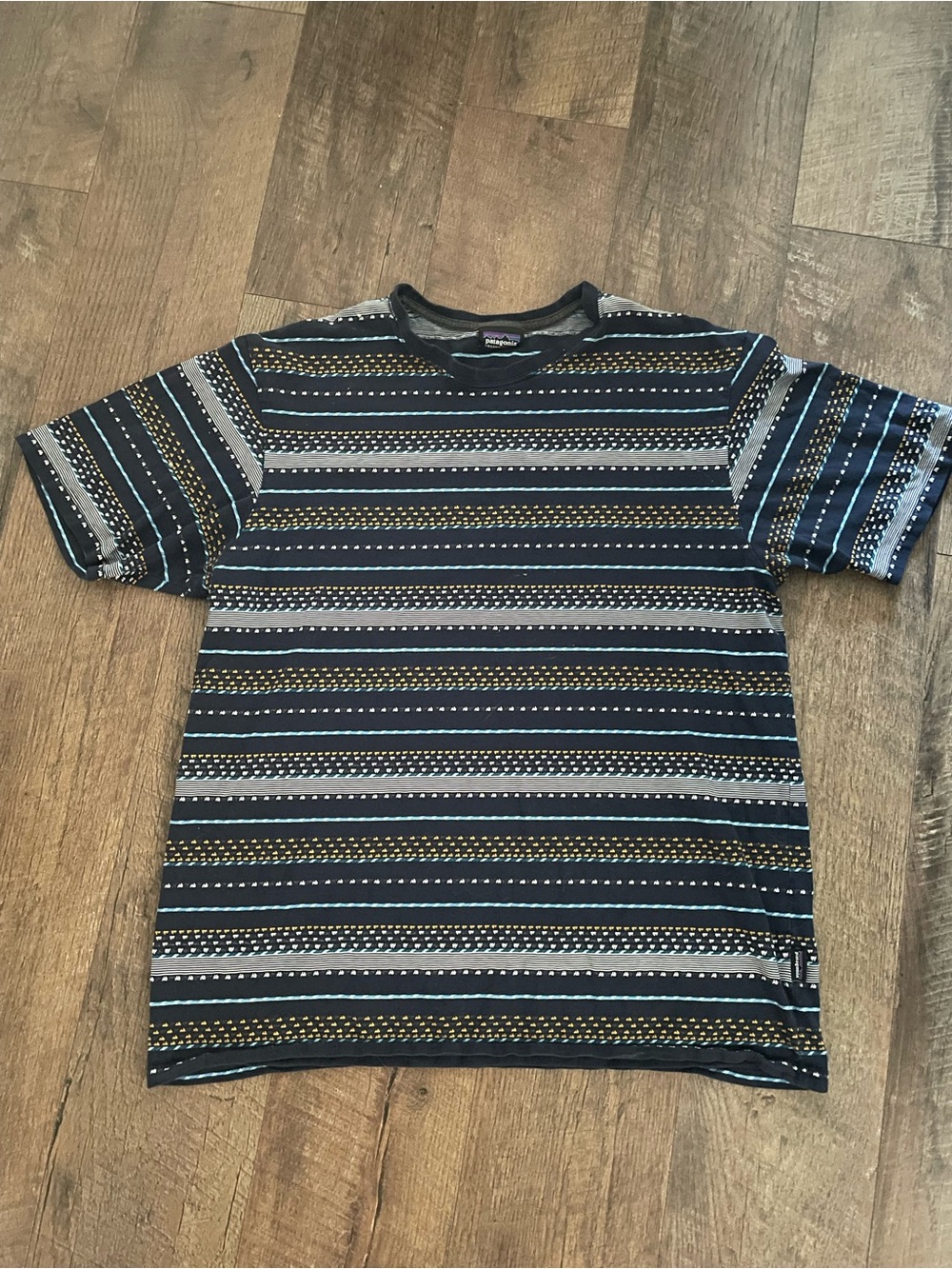 Patagonia Striped Short-Sleeve Crew Neck T-Shirt